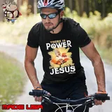 there is power in the name of Jesus lionteeprintcon s Unisex