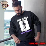 Travis Kelce Wearing John Mayer World Tour 2019 Shirt