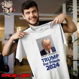 Trump For Prison 2024 Inmate P01135809 Mugshot T-Shirt Unisex
