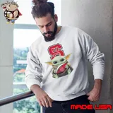 Baby Yoda Hug North Carolina State Football Shirt Sweatshirt