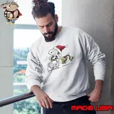 Charlie and the Snoopy Christmas shirt