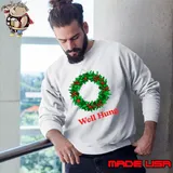 Christmas Wreath well hung s Sweatshirt