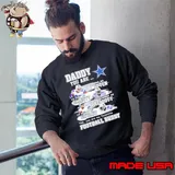 Dallas Cowboys Daddy You Are As Strong As Witten As Fast As Elliott As Intelligent As Prescott Football Buddy Happy Father’S Day Shirt Sweatshirt