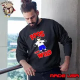 Foos gone wild Foodville Clown s Sweatshirt