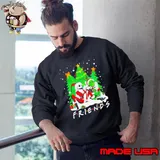Jack Skellington and Grinch drunk merry Christmas s Sweatshirt