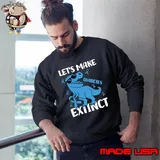 Let's Make Diabetes Extinct Diabetes Awareness Dragon T-rex T-Shirt