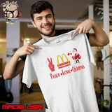 Mcdonald’s Santa Peace Love Christmas s Unisex