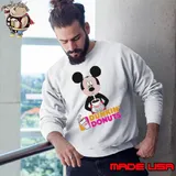 Mickey Mouse Drinking Dunkin’ Donuts s Sweatshirt