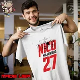 Nico Hulkenberg 27 Formula 1 Grand Prix Racing Driver T-Shirt Unisex