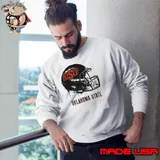 Oklahoma State Cowboys football helmet art shirt