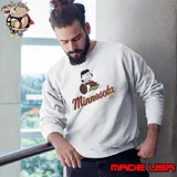 Peanuts X Minnesota Lucy Football s Sweatshirt