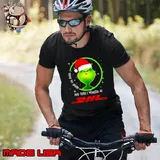 Santa Grinch I Used To Smile And Then I Worked At DHL Christmas Shirt Unisex
