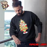 Santa Hat Baby Yoda Merry Christmas Tree 2023 Shirt Sweatshirt