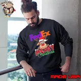 Santa Reindeer merry christmas Fedex 2023 shirt