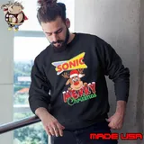 Santa Reindeer merry christmas sonic drive 2023 shirt