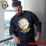 Santa Snoopy merry christmas to all and to Los Angeles Rams a good season s Sweatshirt