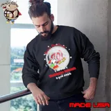 Santa Snoopy merry christmas to all and to Washington Nationals a good season s Sweatshirt