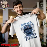 Skull Metallica Tennessee Titans Shirt Unisex