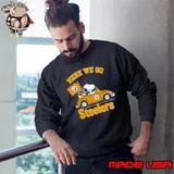Snoopy And Woodstocks Driving Car Here We Go Pittsburgh Steelers Shirt