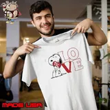 Snoopy Hug Heart Love TSC Shirt Unisex
