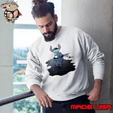 Stitch Mask Hug Soap Domestic Mirror Stitch Smile Shirt Sweatshirt