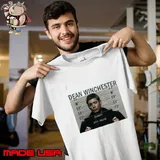 Supernatural Dean Winchester Mug Shot T-Shirt Unisex