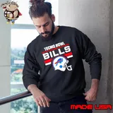 Tecmo Bowl Buffalo Bills Helmet NFL s Sweatshirt