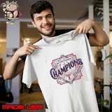 Texas Rangers Majestic Threads 2023 World Series Champions Raglan Shirt Unisex