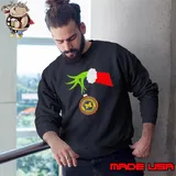 The Grinch Hand Hold University Of Michigan Christmas Shirt
