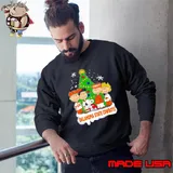 The Peanuts Characters Oklahoma State Cowboys Merry Christmas shirt