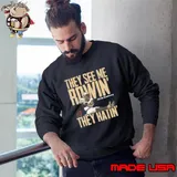 They See Me Rowin' They Hatin' Alvin Kamara New Orleans Rowing T-Shirt Sweatshirt