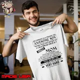 Thinking freakin' awesome son was your first mistake crazy mom she was born very hard s Unisex