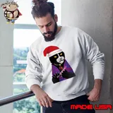 Tuxedo Cat The Carefree 2024 Christmas s Sweatshirt
