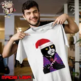Tuxedo Cat The Carefree 2024 Christmas s Unisex