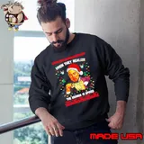 When They Realize The Eggong Is Spiked Leo Laughing Dank Meme Ugly Merry Christmas Sweater