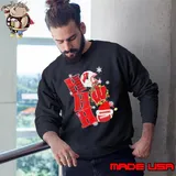 Wisconsin Badgers Ncaa Ho Ho Ho Christmas Shirt