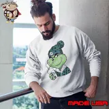 Grinch Drink Coffee Leopard Miami Dolphins Logo shirt