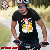 Merry Christmas Santa Pikachu mashup shirt