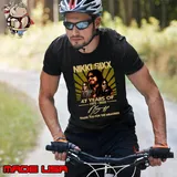 Nikki Sixx 47 Years Of 1975 2022 Thank You For The Memories Signatures T-Shirt