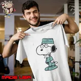 Retro Peanuts Snoopy Nurse Shirt