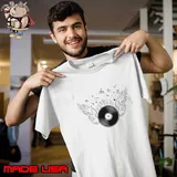 Rock Music Angel Wing Back Shirt