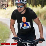 Samuel L. Jackson wearing a T shirt of himself shirt