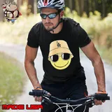 Smile Face Graphic Overfit Shirt