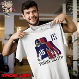 Tommy Devito No. 15 New York Giants silhouette shirt
