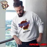 Banned from Chicago funny cartoon s Sweatshirt