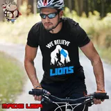 Bigfoot We Believe Detroit Lions NFL Flag Shirt