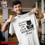 I Am A Simple Woman I Like Cats And Believe In Jesus s Unisex
