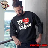 Kansas City Chiefs My heart is on that field s Sweatshirt