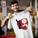 Love heart charlie brown and snoopy shirt