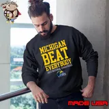 Michigan Beat Everybody 2023 National Champions Helmet T-Shirt